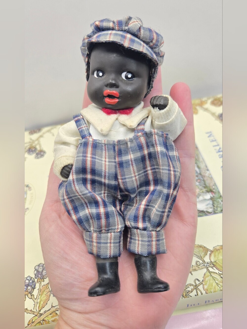 Vintage Bisque Baby Doll Jointed Porcelain Mini Americana Collectible